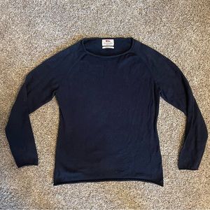 Fjall Raven Ovik Sweater in Dark Navy